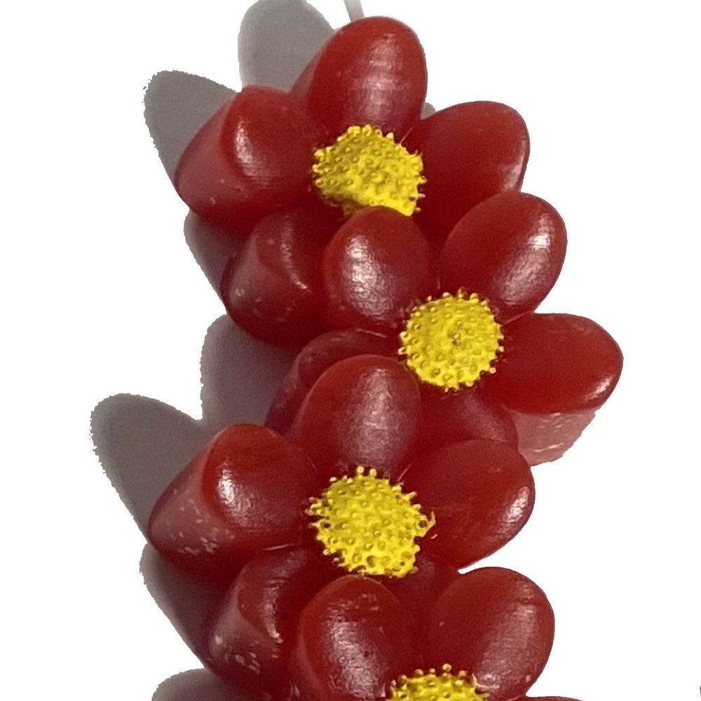 Red Rose Scented Floral Candle